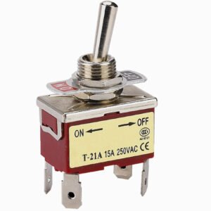 SYT-21A/T-21AF/T-21B/T-21BF/T-21C/T-21CF 15A/250VAC 25A/250VAC Bipolar single throw type Toggle switch