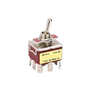 SYT-32A/T-32B/T-33A/T-33B/T-33BF 15A/250VAC 25A/250VAC Three-pole double-throw type Toggle switch