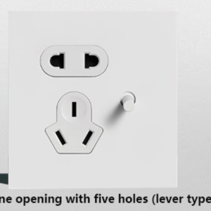 86 type gray simple dial switch industrial wind one open five holes two control panel home improvement hotel bed and breakfast socket