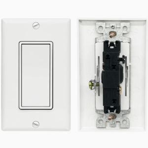 Decorative wall lamp switch on/off rocker paddle interrupter for LED and other lights