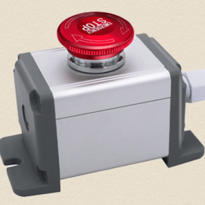 Emergency stop button waterproof switch 22mm stainless steel metal buckle lock IP6512-220V3a1nC switch table box with connecting plug头