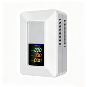 DTB Single-Phase LED Digital Display Voltage Regulator 1KVA, 3KVA, 5KVA, 8KVA, 10KVA Wall-Mounted AC Voltage Controller Suitable for Office Use
