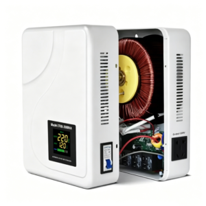 Single-Phase Wall-Mounted Automatic Voltage Regulator: New Design, 3 kW and 5 kW AVR AC Voltage Stabilizers